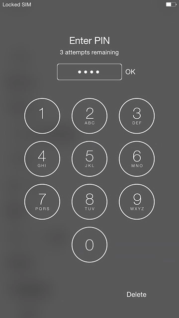 Key in your PIN and press OK.If your phone rejects the SIM:Contact the distributor or service provider where you bought your phone.