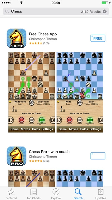 Press the required app.