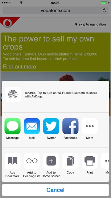 Press Add to Reading List.