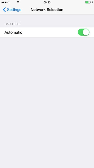 Press Settings to save the setting.