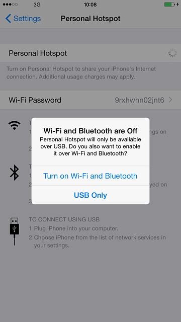 If you're asked to turn on Wi-Fi and Bluetooth:Press Turn on Wi-Fi and Bluetooth.