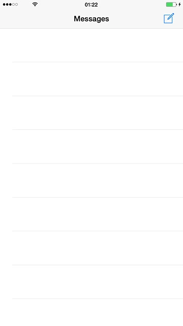 Press the new message icon.
