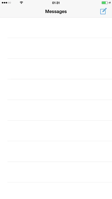 Press the new message icon.
