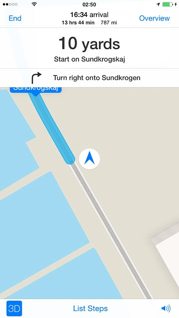 If required, press anywhere on the display.Press End.