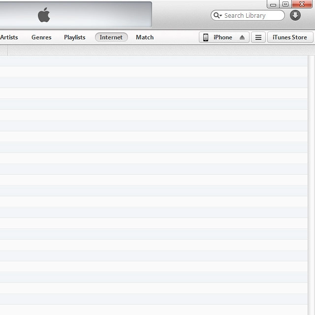 To start the transfer manually:Click iPhone.