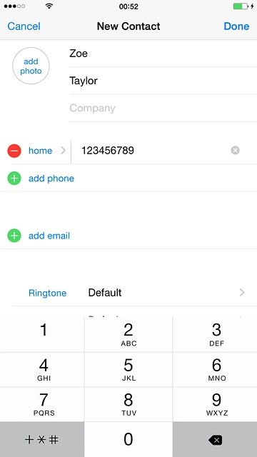 Press add email and key in the required email address.