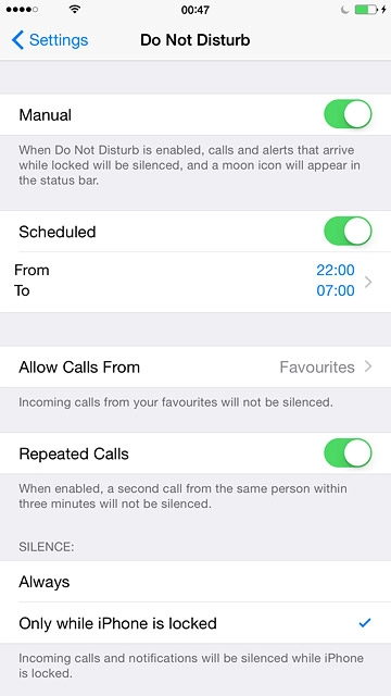 Press Always or Only while iPhone is locked.