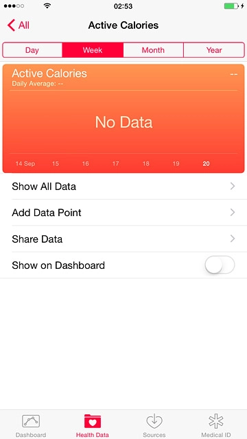 Press Add Data Point and key in the required information.