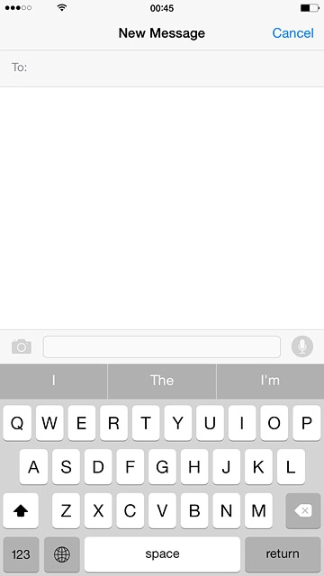 Press the letters to key in the required word.A number of words based on the letters you've keyed in are displayed.
