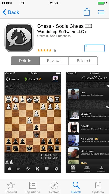 To buy an app:Press the price.