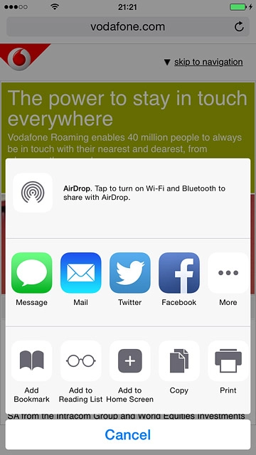 Press Add to Reading List.