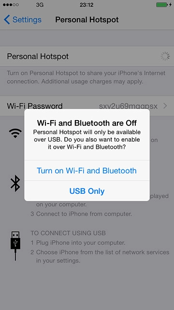 If you're asked to turn on Wi-Fi and Bluetooth:Press Turn on Wi-Fi and Bluetooth.