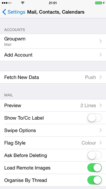 Press Fetch New Data.