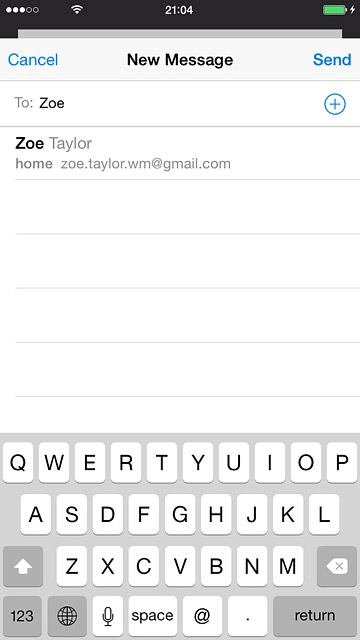 Key in the first letters of the required contact.Matching contacts are displayed.Press the required contact.Repeat the procedure to add more recipients.