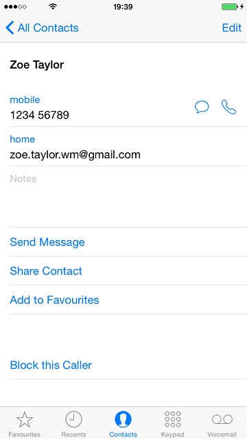 Press the required number.