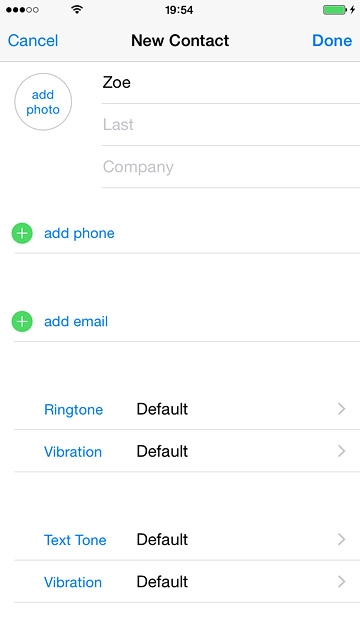 Press Last and key in the required last name.