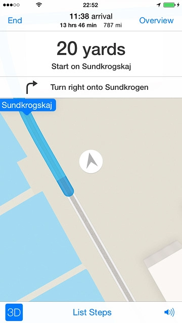 If required, press anywhere on the display.Press End.