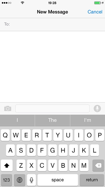 Press the letters to key in the required word.A number of words based on the letters you've keyed in are displayed.