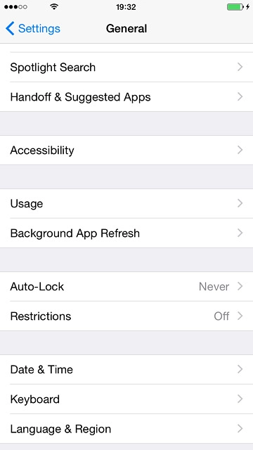 Press Language & Region.