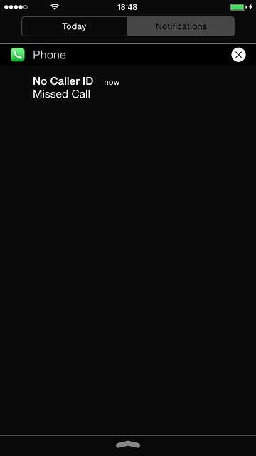 Press the required notification.Follow the instructions on the display to use the selected function.