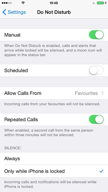 To immediately set your phone to silent mode:Press the indicator next to 