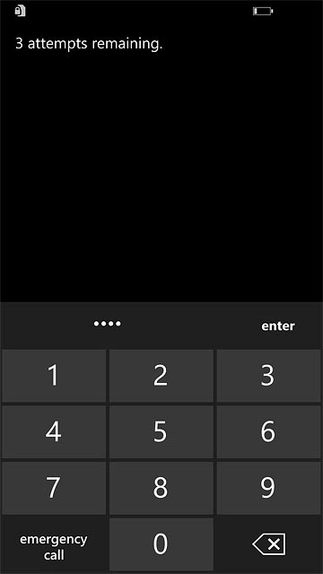 Key in your PIN and press enter.If your phone rejects the SIM:Contact your distributor or service provider where you bought your phone.
