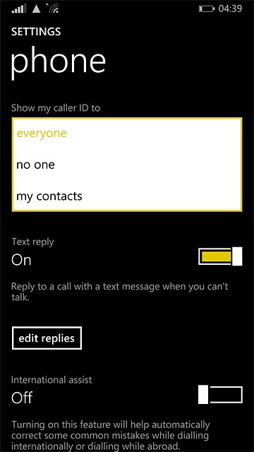 Press everyone, no one or my contacts.