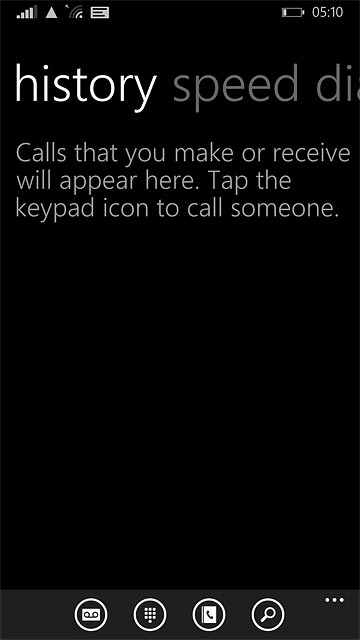 Press the voicemail icon.