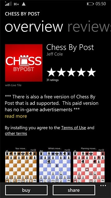 To buy an app:Press buy.