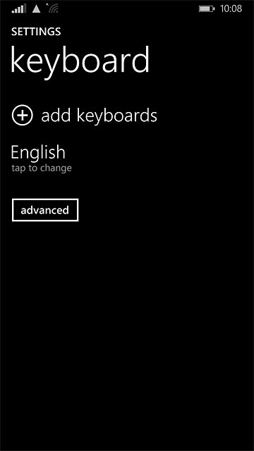 Press add keyboards.
