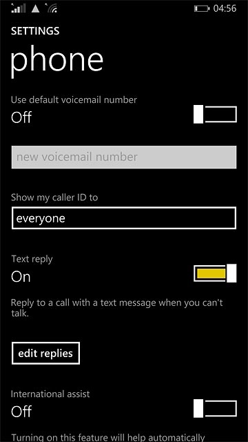 Press the field below 