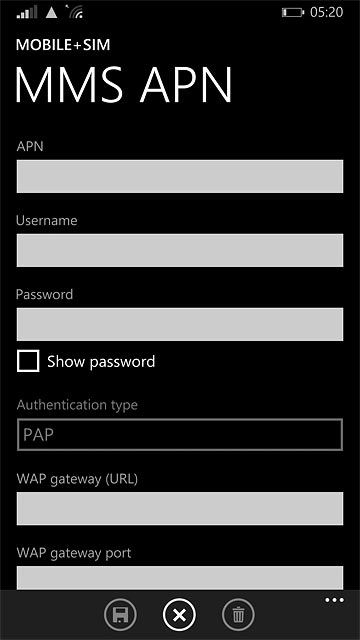 Press the field below 