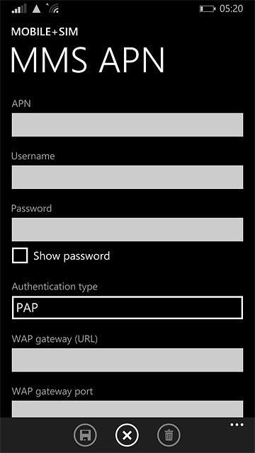 Press the drop down list below 