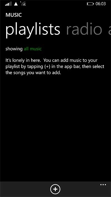 Press the new playlist icon.