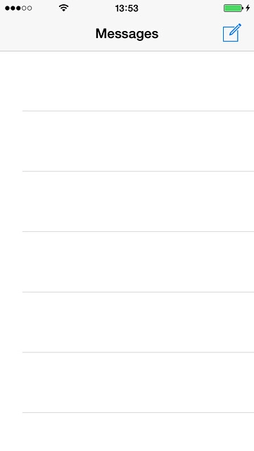Press the new message icon.