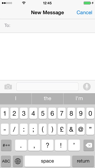 Press the required numbers or the required symbols.