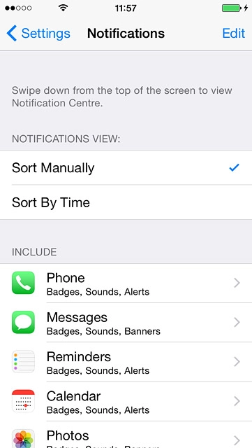 Press Settings to save the settings.