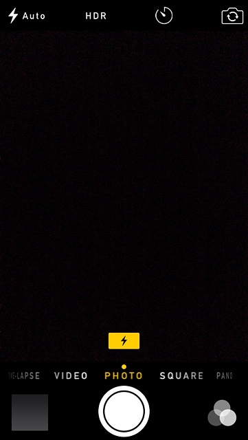 Press the timer icon.