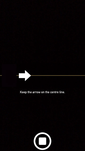 Press the stop icon.