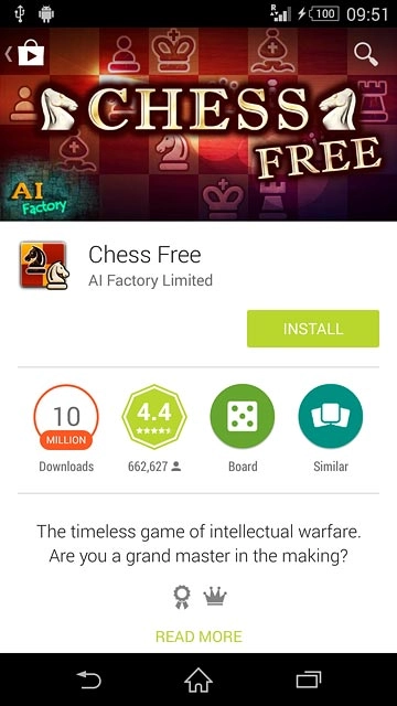 To install a free app:Press INSTALL.