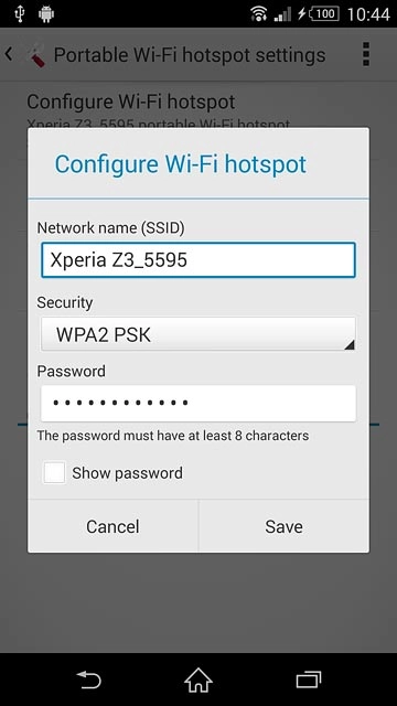 Press the drop down list below 