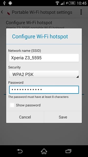 Press the field below 
