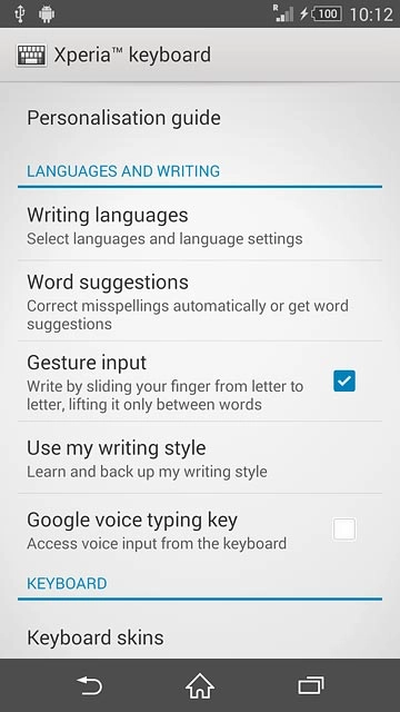 Press Writing languages.