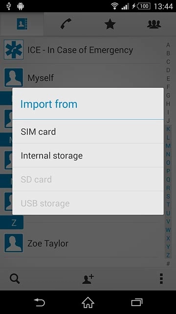 Press SIM card.