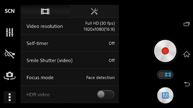 Press Video resolution.