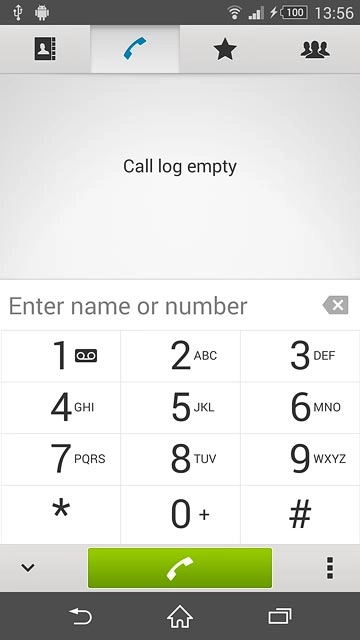 Press and hold 1 to call voicemail.