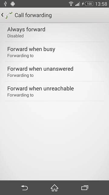 Forward when busy