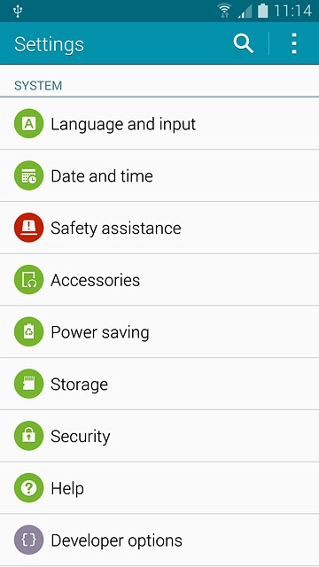 Press Language and input.