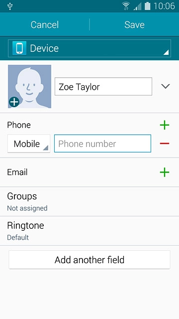 Press Phone number and key in the required phone number.