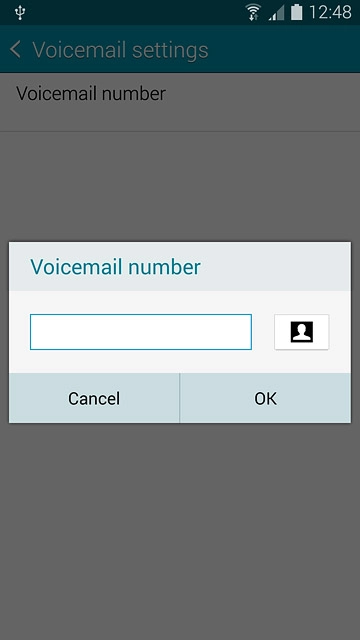 Key in +61414121121 and press OK.